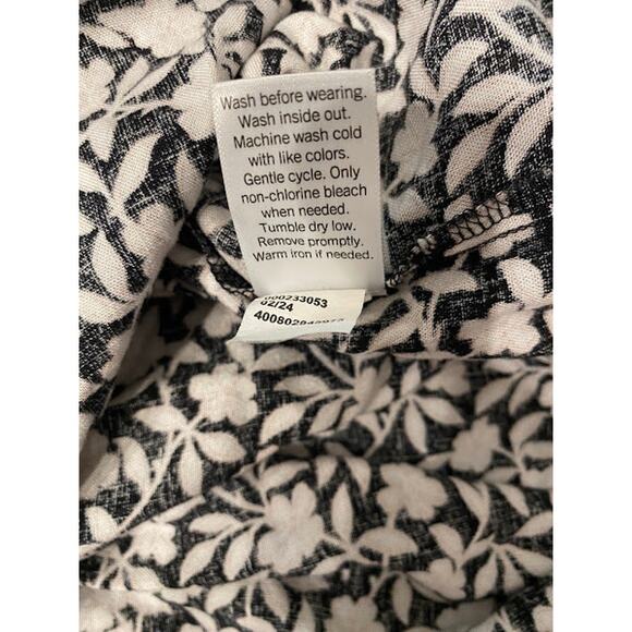 Sonoma Goods for Life Women’s Plus Floral Linen Blend Maxi Dress Size 2X - Picture 9 of 9